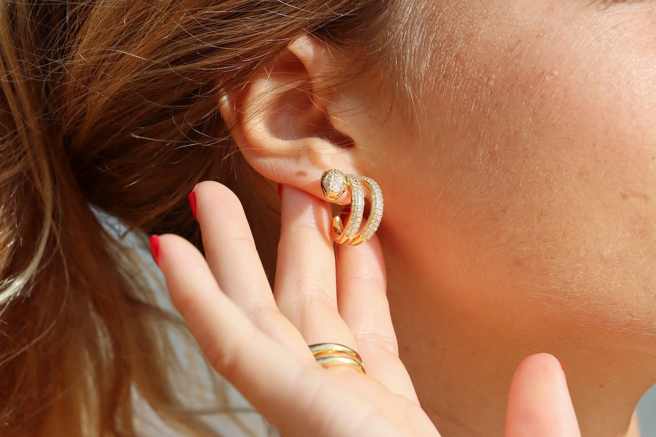 Snake Coil Earrings