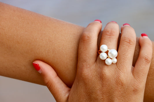 Pearl Bubble Ring