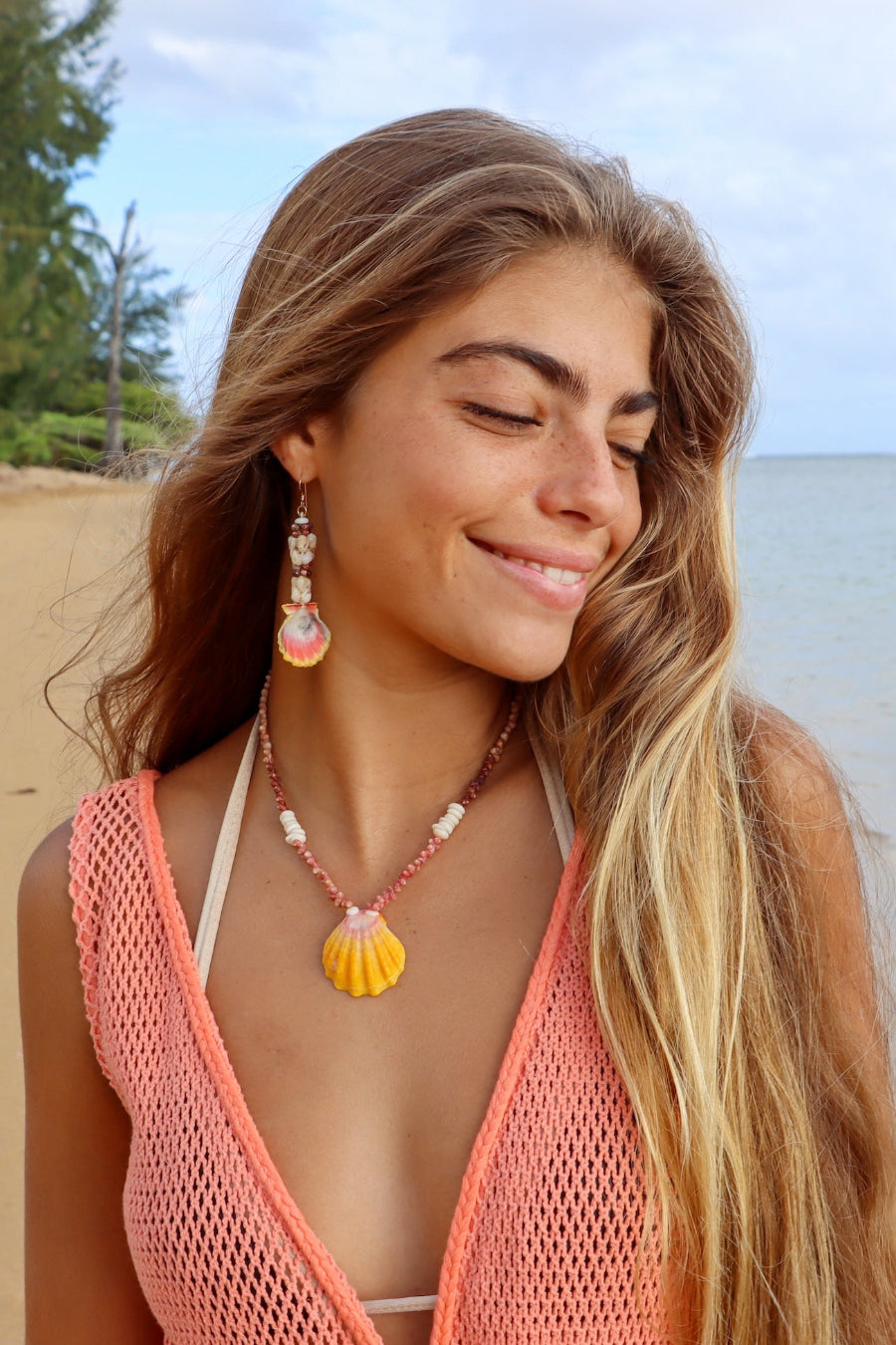 Sunrise Shell Necklace