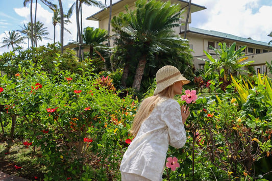 Island Breeze Lounge Top - White