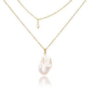 Fireball Keshi Necklace