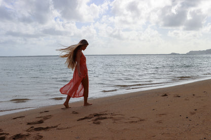 Marina Coral Beach Cover Up