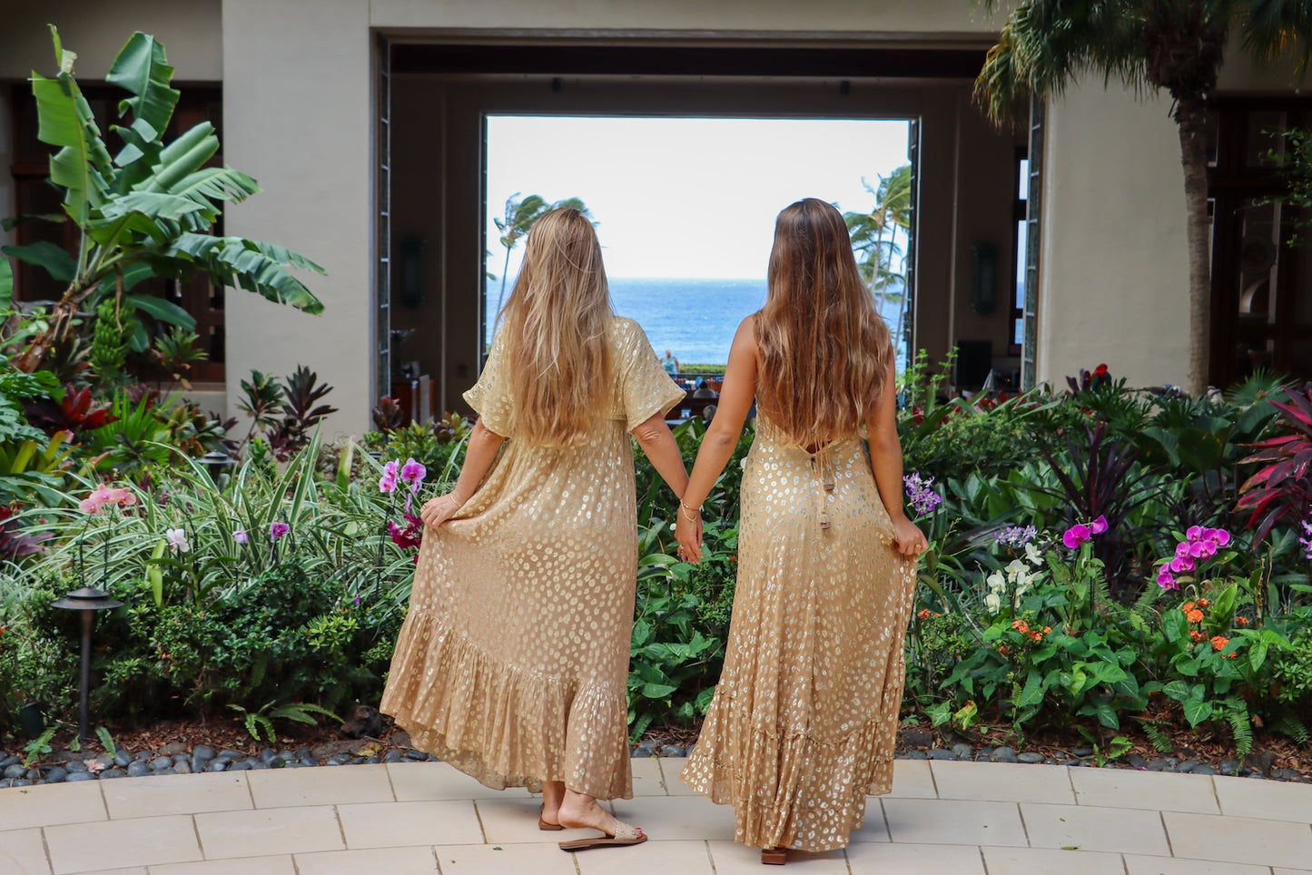 Strappy Golden Cheetah Dress