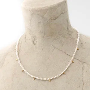 Pearl Spike Necklace