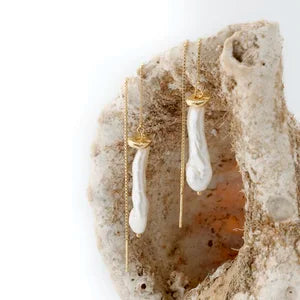 Biwa Drop Earrings